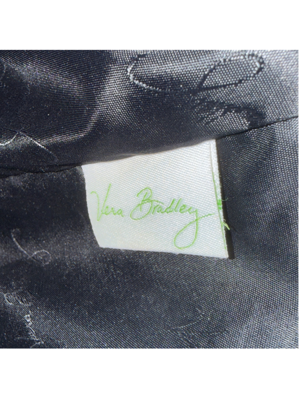 Women's Vera Bradley Quilted Tote Bag One Size Black - Picture 9 of 12